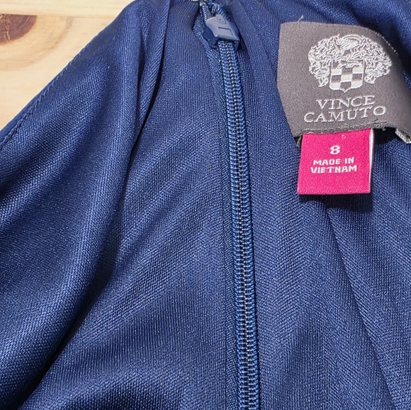 Vince Camuto Blouson Crepe Wide Leg Jumpsuit Size 8 New - Picture 10 of 11